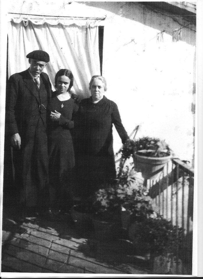 Manuel Albesa Portolés y su hija Rosario Albesa Sauras